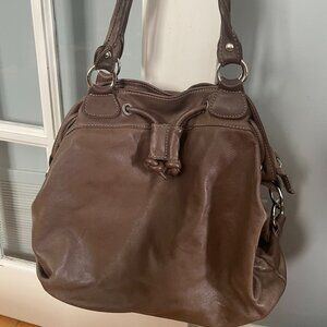 P'elle Genuine Leather Large Hobo Bag